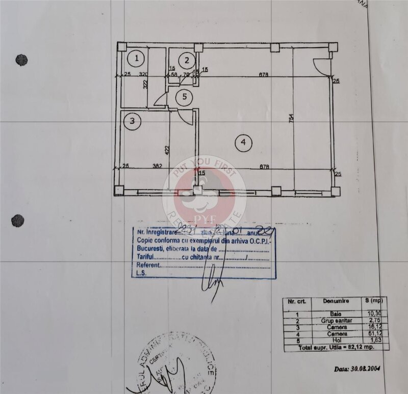 Plaza Mall | Apartament 2 camere | semidecomandat | 82mp | B10743